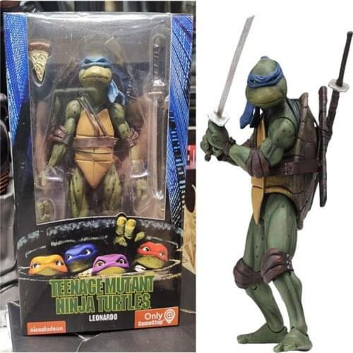 NECA Action Figure 1990 Movie Edition TM-NT Limited Edition 7-inch Figure Decoration Toy Gift for Children