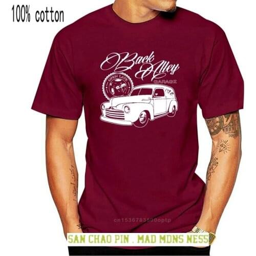 2020 Fashion Hot Sale BACK ALLEY GARAGE Panel Van Truck Customs Morris Vintage Auto Car Retro T-Shirt Tee shirt