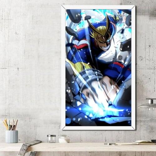 My Hero Academia Anime Art Prints Original Design Anime Wall Art Print Scroll Poster,50 x 70 cm,No Frame