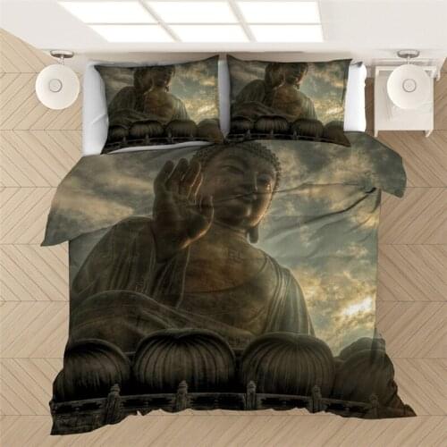 India Bohemian Bedding Sets King size Big Buddha Duvet cover queen size bed set Bedine bedclothes