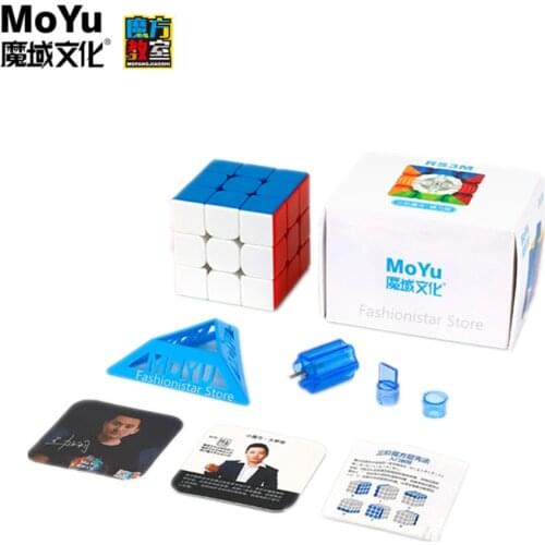 Moyu RS3M 2020 Magic Cube MoYu Magnetic cube RS3 M 3x3x3 Cubo Magico RS3M 3x3 magnetism cube Speedcube Puzzle Toys for Children