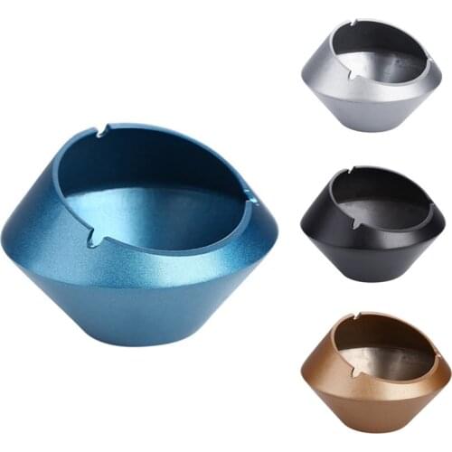Aluminum Alloy Ashtray UFO Personality Home Bar Restaurant KTV Anti-Flying