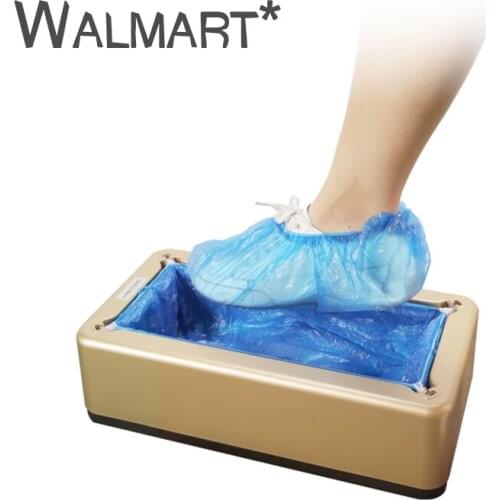 Portable Hand-Free Home Office Automatic Shoe Cover Machine Disposable Shoe Film Machine Galoshes Waterproof Overshoes Dispenser