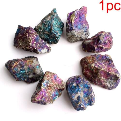 1PC Natural Colorful Rough Bornite Crystal Rock Stone Raw ore Specimen Minerals Healing DIY Decoration
