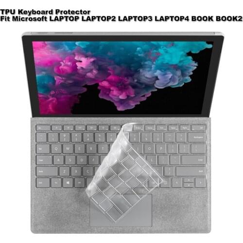 Clear Transparent TPU Keyboard Guard Cover Protector For Microsoft SURFACE LAPTOP LAPTOP2 LAPTOP3 13.5 BOOK BOOK2