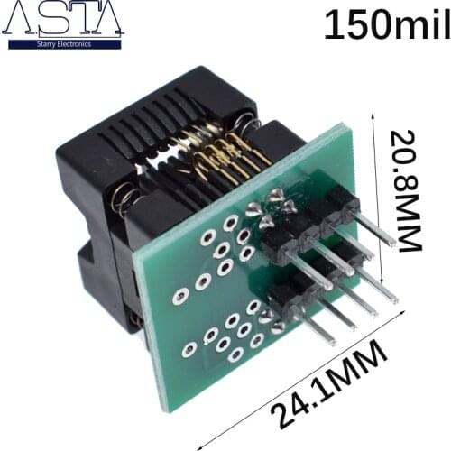 1pcs SOIC8 SOP8 to DIP8 EZ Programmer Adapter Socket Converter Module 150mil