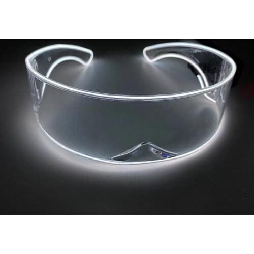 Cool Binking LED Luminous Funny Technology Sense Glasses Photo Glowing Light Up Sunglasses Party Prom Bar Club