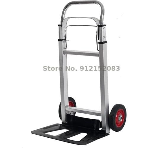 Aluminum Alloy Load King Trolley Cart Tiger Cart Folding Portable Trolley Pull Goods Trolley Cart Cart Shopping Cart