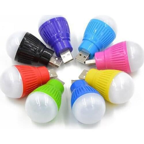 USB Lights LED Bulb Portable Night Light Portable Mini Energy-saving Light Mobile Power -powered Computer Desk Lamp