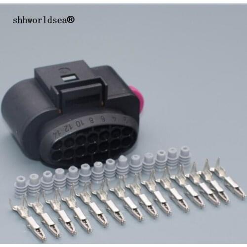 Shhworldsea 1sets Wire Plug Harness Connector For VW Touran Touareg Transporter Golf Jetta Passat For Audi For Seat 6X0973717