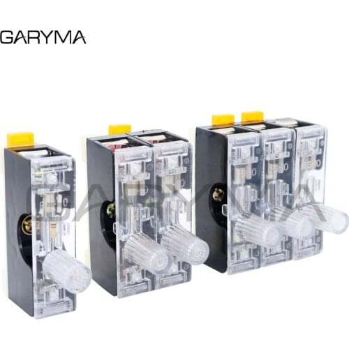 6X30mm Glass Fuse Holder FS-101 Din Rail Mount Single Pole 6*30 Fuse Casing 0.5A ~ 30A