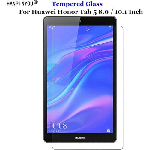For Huawei Honor Tab 5 8.0 / 10.1" Tempered Glass 9H 2.5D Premium Screen Protector Protection Film