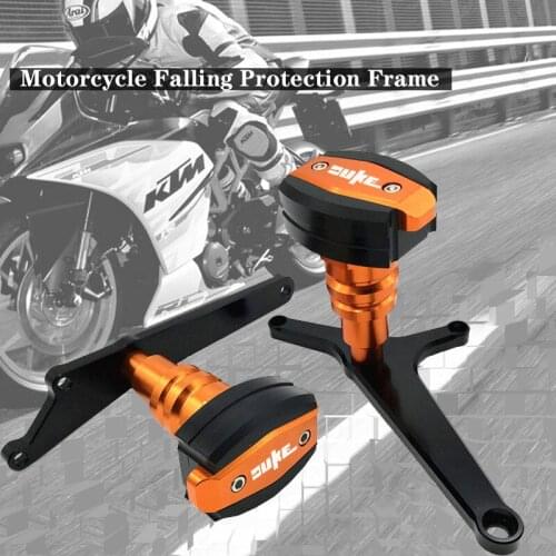 For RC390 RC200 RC 390 RC 200 2013-2018 Motorcycle CNC Falling Protection Frame Slider Fairing Guard Anti Crash Pad Protector