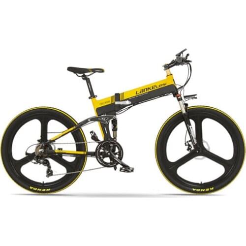 Xt750s - electric folding bicycle, intelligent bicycle, grade 5, 26 ", 27 speed, hydraulic disc brake, 400W motor, 48V battery
