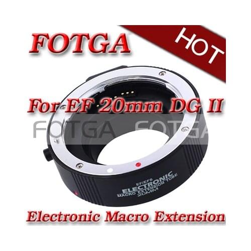 FOTGA Electronic Macro AF Auto Focus Automatic Extension Tube 20mm DG II for CANON EF EF-S Lens
