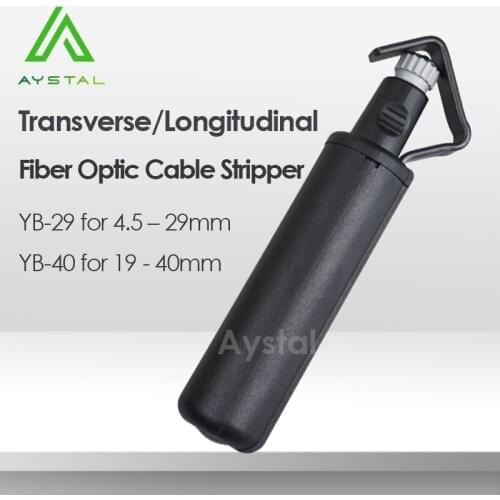 Optical Fiber Round Cable Stripper Tool Cable Stripper Fiber Optic Tool Fiber Cable Jacket Slitter Miller YB-29 YB-40
