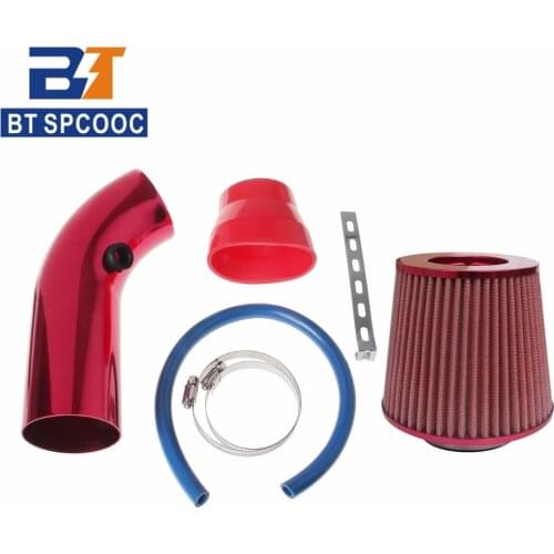 Aluminum Alloy Cold Air Intake Filter Kit High Quality Air Filter 76mm 3inch Blue Red Universal Car Sport Air Filter Kits