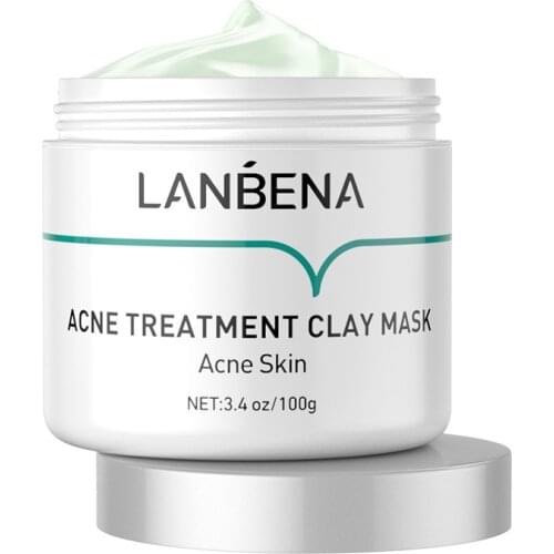 LANBENA 100g Acne Treatment Acne Skin Deep Cleansing Clay Mask Remove Chronic Acnes Grease Oil Control Firming Face mark