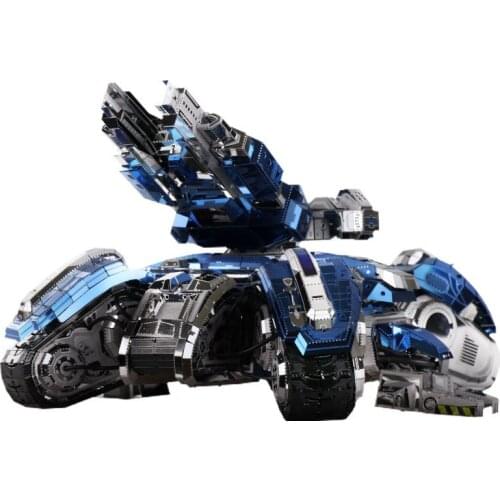 MU Art Model 3D Metal Puzzle Siege Edition Tank Joint Movable Model Kits DIY Laser Cut Assemble Jigsaw Toys For Kids Adults