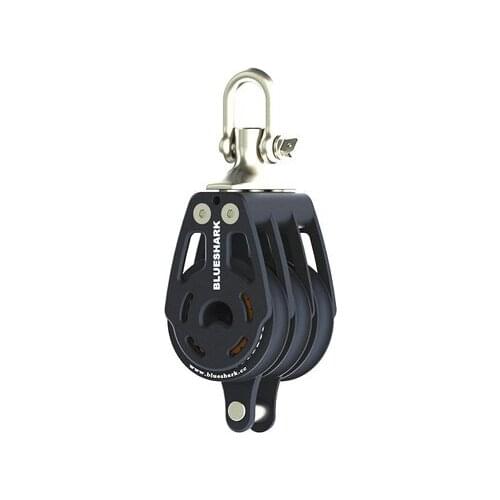 Sailboat Hardware 75 mm 3 Inch Aluminum Triple Becket Block Max 2000kg 2778