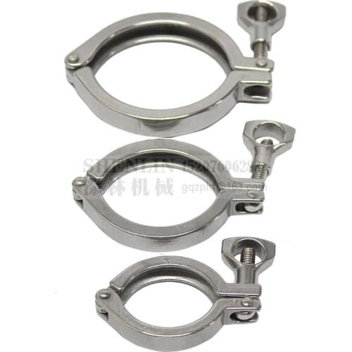 Tight Clamp Material SS201 Quick Connector Fastener Diameter 50.5/64/77.5mm