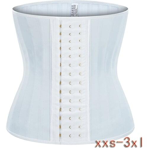 Belt Waist Trainer Corset Women Emulsion 25 Steel Bonds Speed Up Sweating Sport Body Shaper Slimming Corset