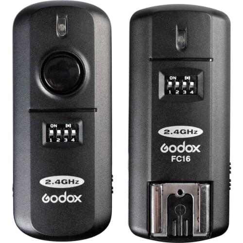 Godox FC-16 C 2.4GHz 16 Channels Wireless Remote Flash Studio Strobe Trigger & Receiver for Canon 5D 6D 7D 5D Mark III 60D 600D