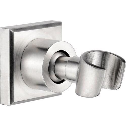 Stainless steel Adjustable Handheld Shower Holder Bracket Wall Mount Brushed and Matte Black Finished