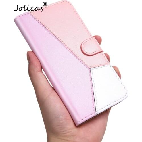 Pink PU Leather Phone Case For capinha Moto E6 Plus Cellular Matte Carcasa sFor Moto capinha E6 Plus Covers Cases Moto E6 Plus