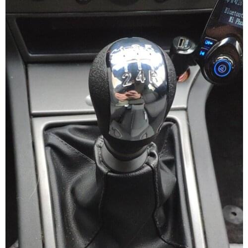 MT Gear Shift Stick Knob Lever HandBall For Opel Vauxhall Vectra C Vectra B Corsa Astra 2002-2005 Leather Gaiter Cover Boot