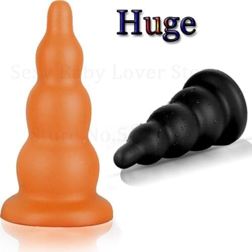 Sex Shop Huge Anal Plug Bead Silicone Big Butt Plug Anus Dilator G spot Masturbator Adult Sex toy For Man Woman gay Sex product