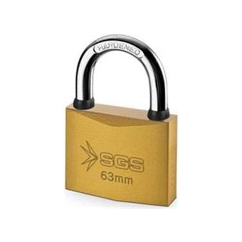 Sgs Yellow Coated Padlock 75Mm Sgs1346 (1 Pcs)