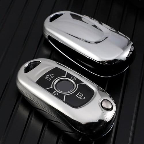 For Buick Encore Envision La Crosse TPU Car Folding Key Cover Case Shell Bag Keychain Protector Accessories