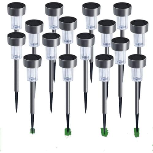 Solar Lighting For The Cottage Garden Led Lawn Lamp Stainless Steel Outdoor Waterproof Home Road Decorative Buried Christmas