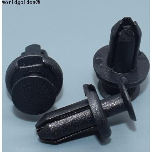Worldgolden 100pcs auto plastic clip Front Mud Guard Retaining Clip for Toyota#90467-05170