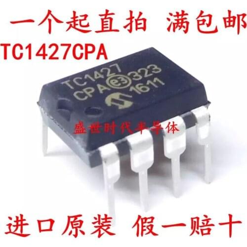 10pcs/lot TC1427CPA TC1427 DIP8 NEW Original free shipping