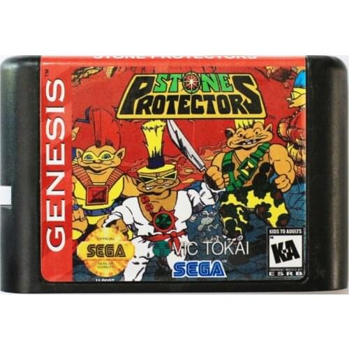 Stone Protectors 16 bit MD Game Card For Sega Mega Drive For SEGA Genesis
