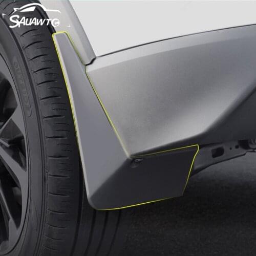 4Pcs ABS Car Front Rear Mud Flap Mudguards Mudflaps Splash Guards Fender for Toyota C-HR CHR 2016 2017 2018 2019 Accessories