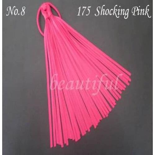 50 BLESSING Good Girl Hair Ponytail Streamers 1/8" Ribbon Elastic 98 No