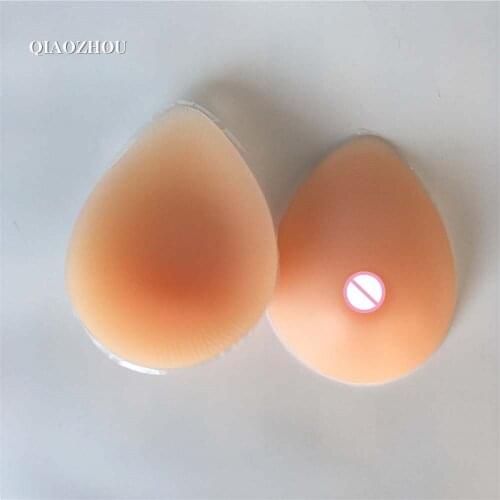 500g/pair A cup nude skin transgender silicone breast fake boobs drag queen CD user