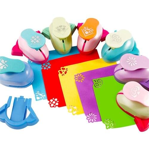 Paper Lever Corner Hole Punch DIY Scrapbook Handmade Tool Kid Hole Cutter Printing Paper Hand Shaper Tags Cards Craft