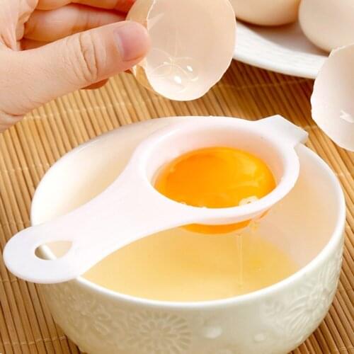 Egg Separator Tool Egg White Yolk Separator Baking Gadgets Kitchen Cake Tools Household Egg Divider Baking Accessories