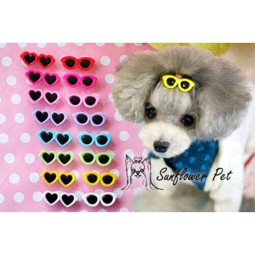 Classic dog glasses hairpin teddy glasses hairpin pet hair accessory hairpin 50PCS/LOT