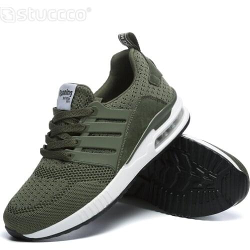 New Unisex Sneakers Women Running Shoes Female Sport Air Cushion Walking Shoes Breathable Light Comfortable Trainers Big Size 45