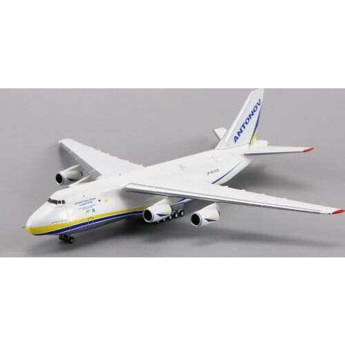 Ukrainian Antonov AN-124 Plane Model Toy 1/500 Scale Plane Model Diecast Alloy Transport Aircraft collectible display Airplanes