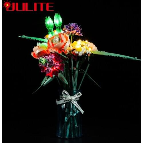 Led Light Kit For 10280 Flower Bouquet DIY Toys Set Relatives Gift Not Included Building Blocks