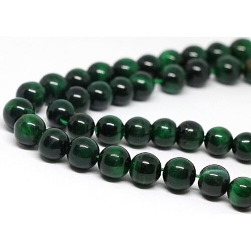 Natural green tiger eyes stone 4mm 6mm 8mm 10mm 12mm round diy weddings party gifts jewelry loose beads 15inch B1030