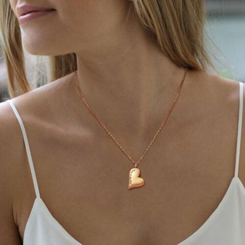 Stainless Steel Heart Necklace Cremation Love Shape Ash Pendant Urn Necklace Memorial Keepsake Jewelry