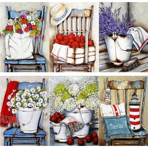 New 5D DIY Diamond Painting Scenery Cross Stitch Flower Diamond Embroidery Full Square Round Drill Crafts Home Decor Manual Gift