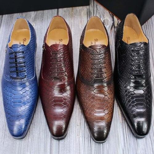 OULYYYOGO Mens Oxfords